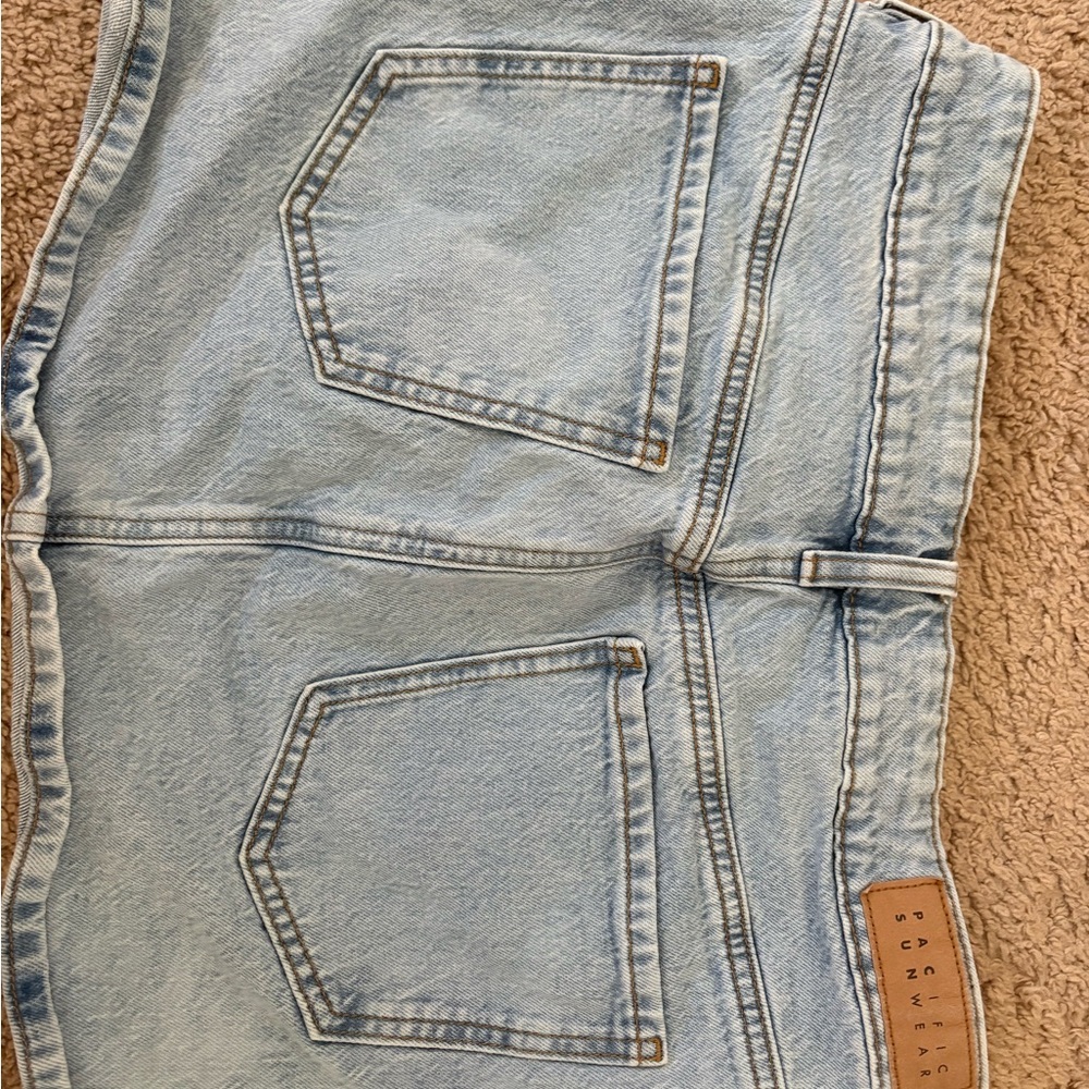 Pacsun Light Blue Denim Shorts